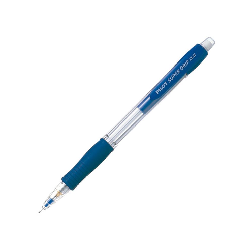 PORTAMINAS PILOT SUPER GRIP AZUL 0,5 MM – SUJECIÓN DE CAUCHO