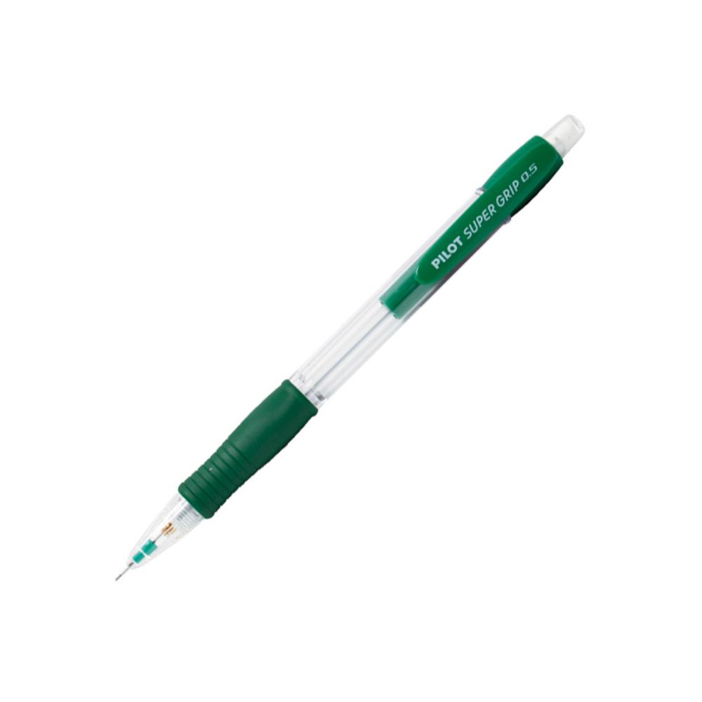 PORTAMINAS PILOT SUPER GRIP VERDE CLARO 0,5 MM – SUJECIÓN DE CAUCHO