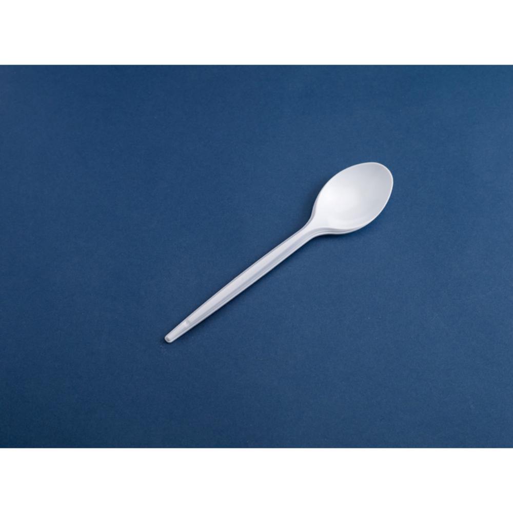 CUCHARA BLANCA 16,5CM. /100 UN