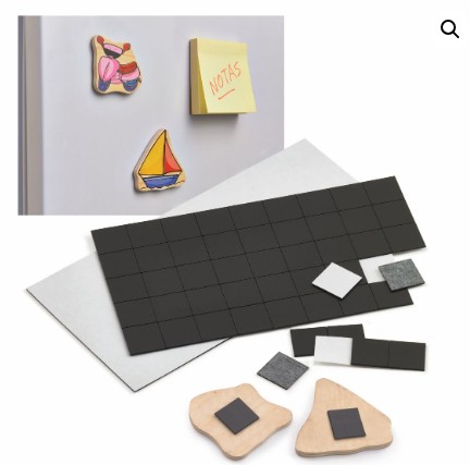 LÁMINA IMANES ADHESIVOS FAIBO 777 – 50 UDS (20×20 mm)