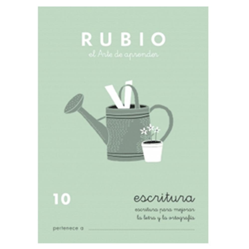 CUADERNO RUBIO 10 ESCRITURA – MEJORA DE LETRA Y ORTOGRAFÍA (+9 AÑOS) · A5, 20 PÁGINAS