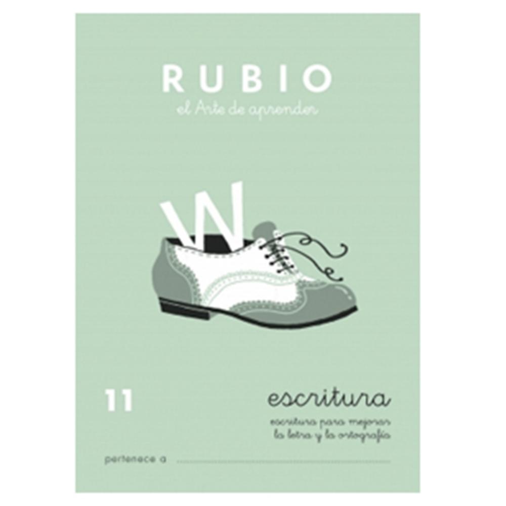 CUADERNO RUBIO 11 ESCRITURA – MEJORA DE LETRA Y ORTOGRAFÍA (+9 AÑOS) · A5, 20 PÁGINAS