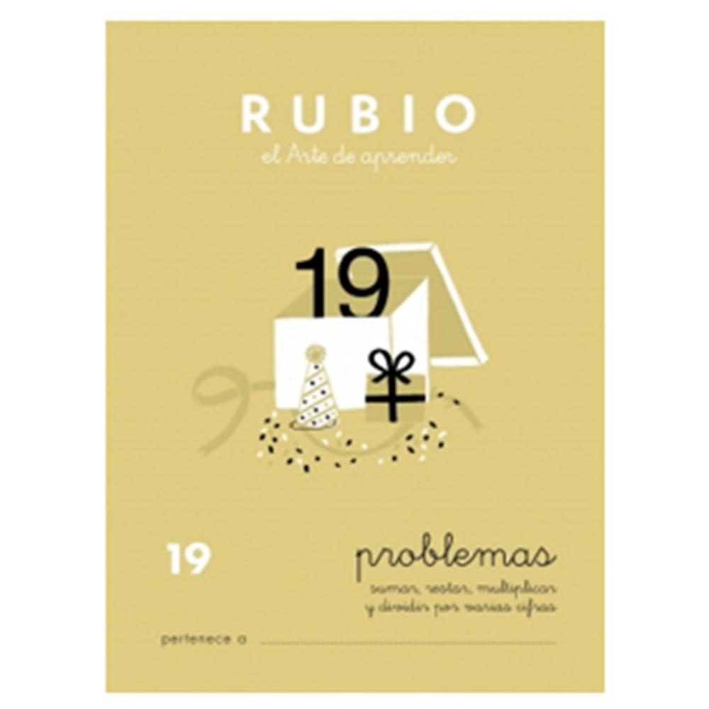 CUADERNO RUBIO 19 PROBLEMAS – SUMAR, RESTAR, MULTIPLICAR Y DIVIDIR POR VARIAS CIFRAS (A5, 20 PÁGINAS, COLOR)