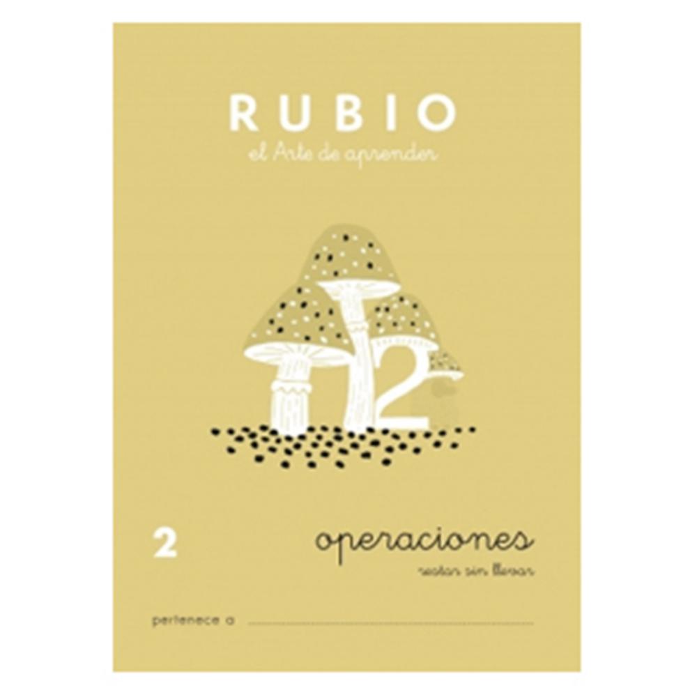 CUADERNO RUBIO 2 OPERACIONES – RESTAS SIN LLEVAR (A5, 20 PÁGINAS, COLOR)