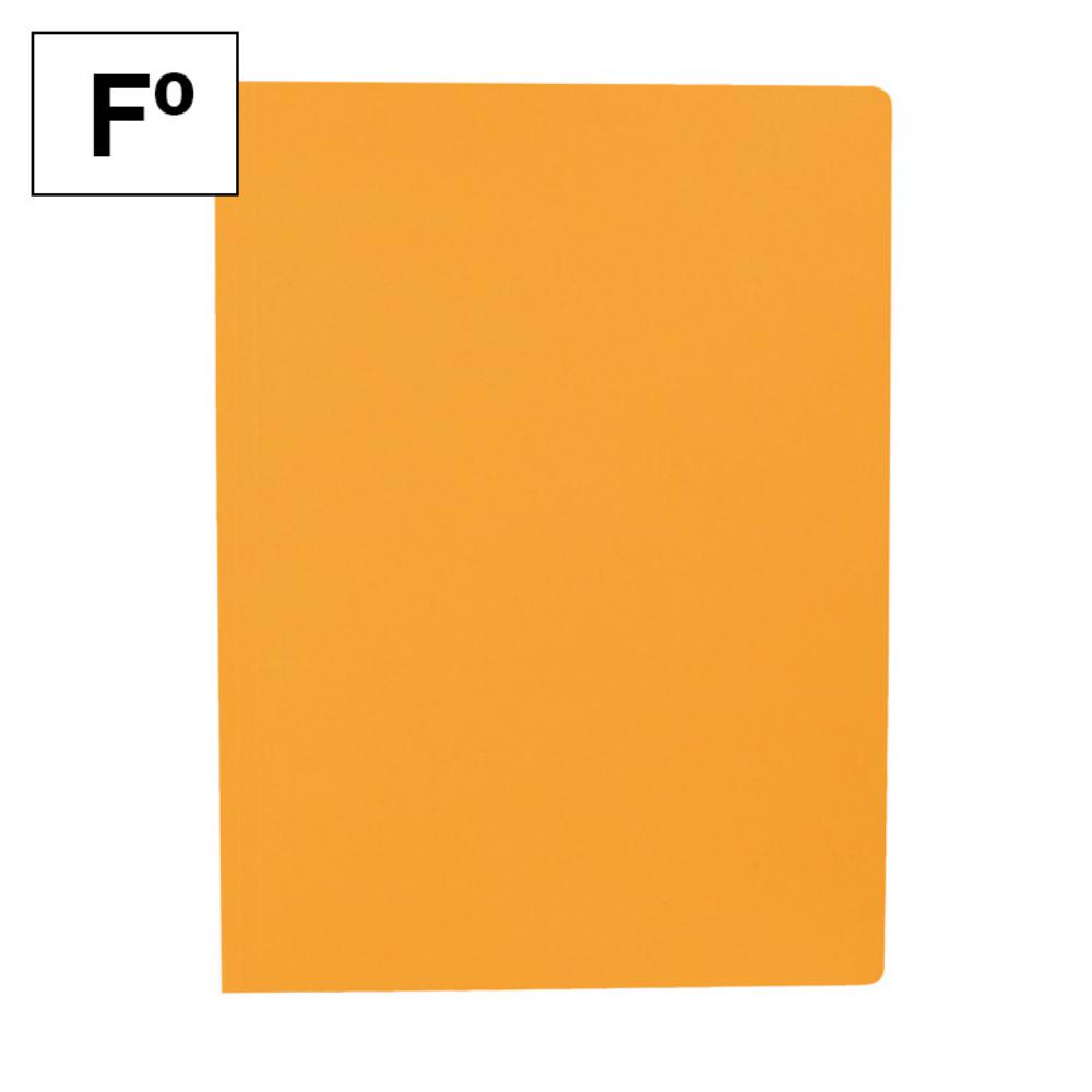 SUBCARPETAS FOLIO DE CARTULINA NARANJA 180G RAYLU