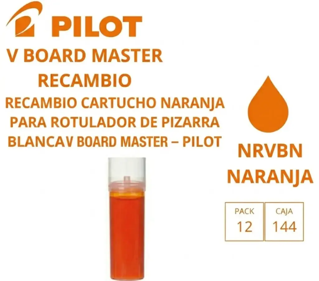 RECAMBIO PILOT V BOARD MASTER NARANJA