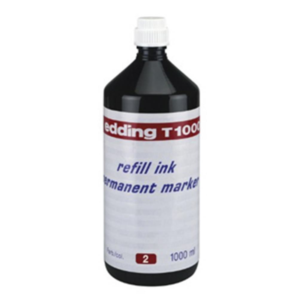 TINTA EEDING ROJA T-1000 PARA ROTULADOR EDDING 1000 ML
