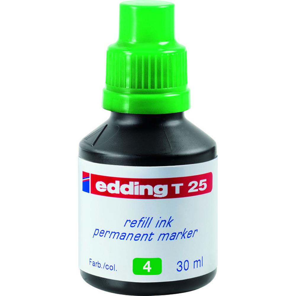 TINTA EEDING VERDE T-25 PARA ROTULADOR EDDING 25 ML