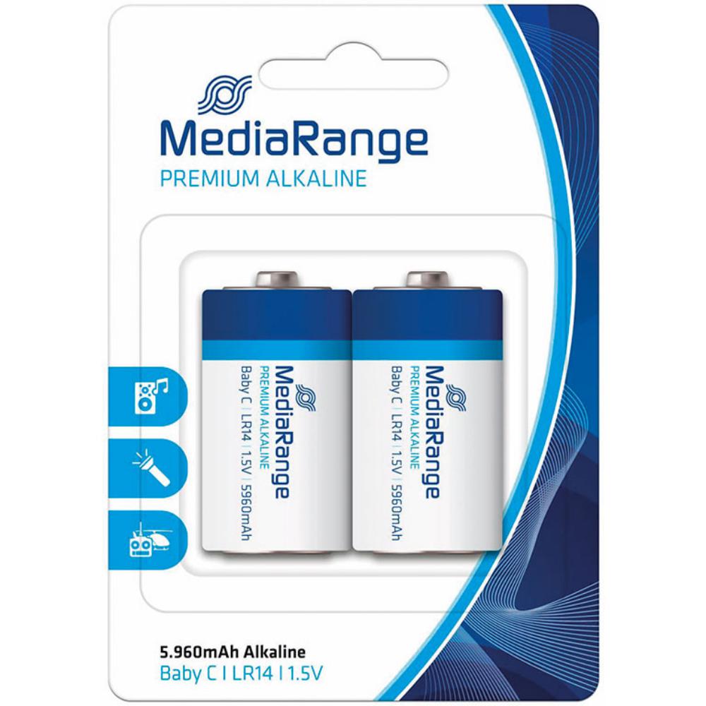 PILAS MEDIARANGE C (LR14) – ALCALINAS 1.5V – PACK 2 UNIDADES