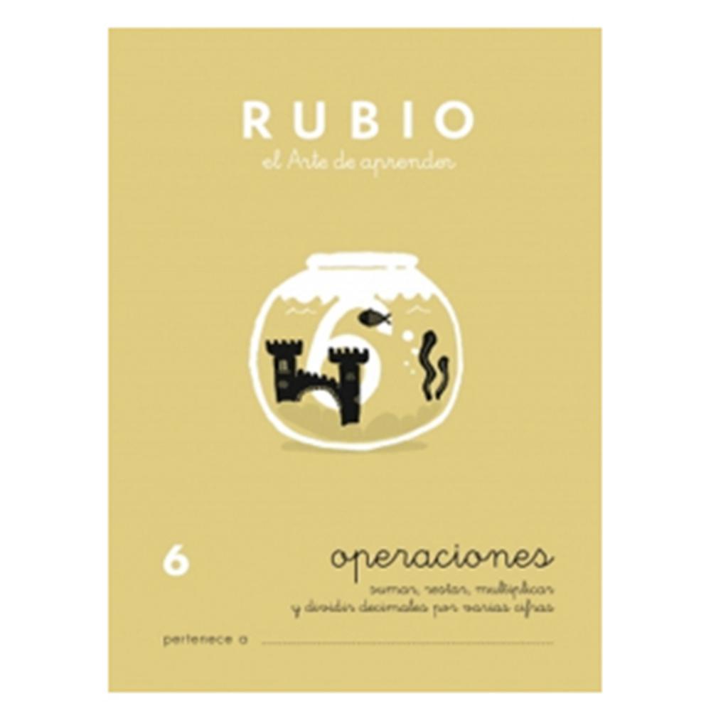 CUADERNO RUBIO 6 OPERACIONES