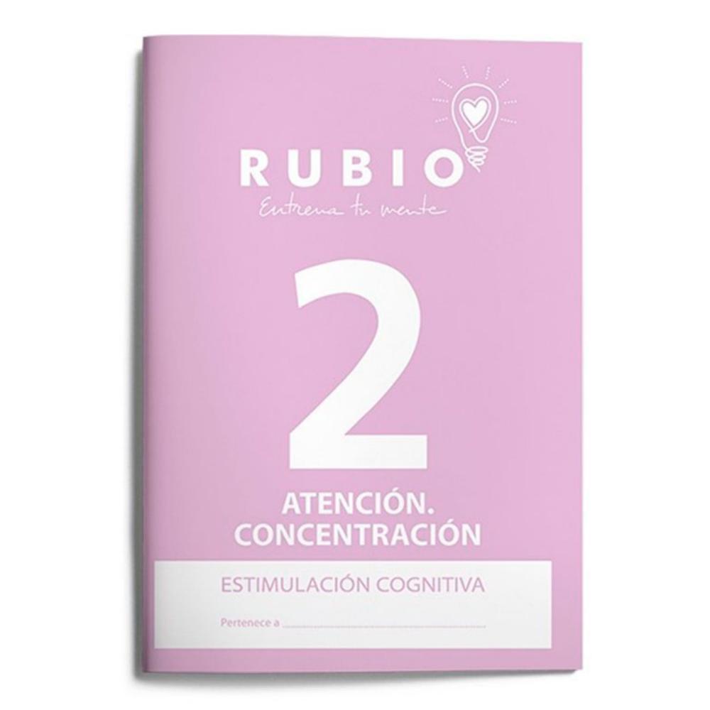 CUADERNO RUBIO ATENCIÓN Y CONCENTRACIÓN – ESTIMULACIÓN COGNITIVA NIVEL 2 (A4, 20 PÁGINAS)