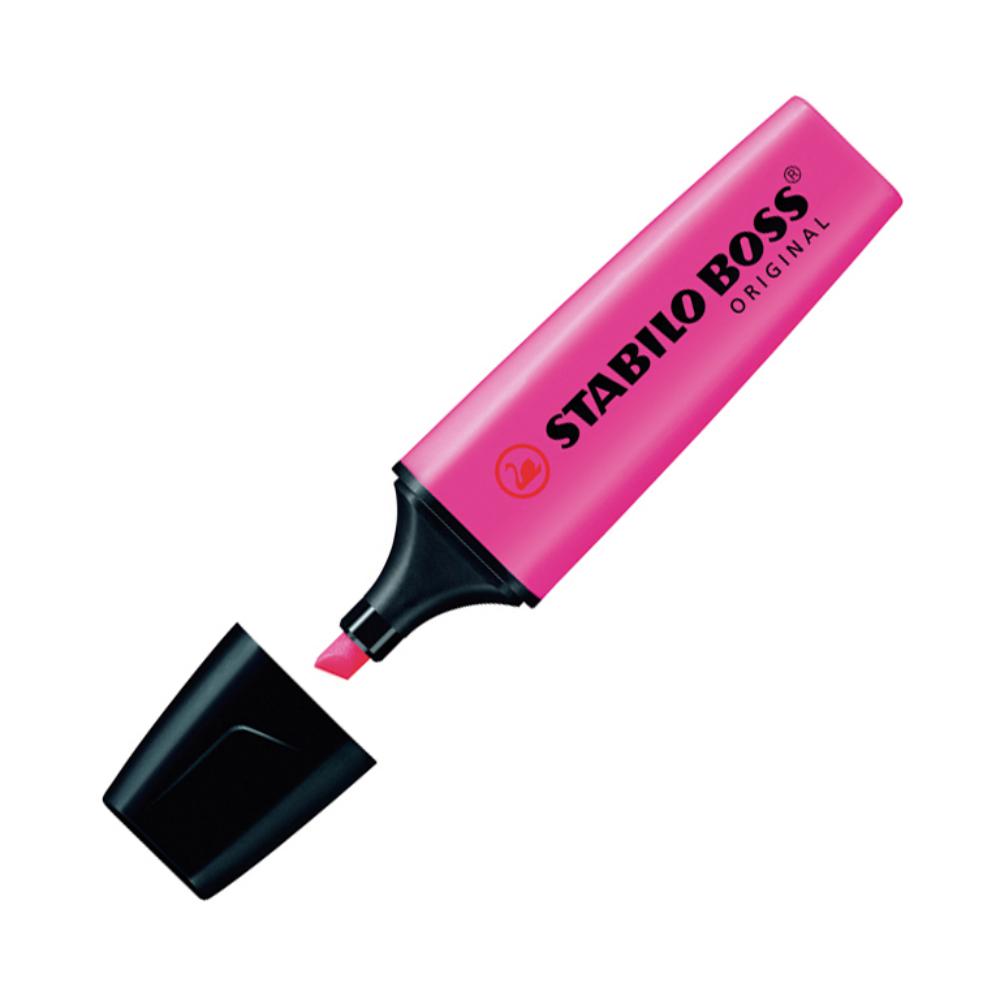 ROTULADOR STABILO BOSS FLUORESCENTE 70 ROSA