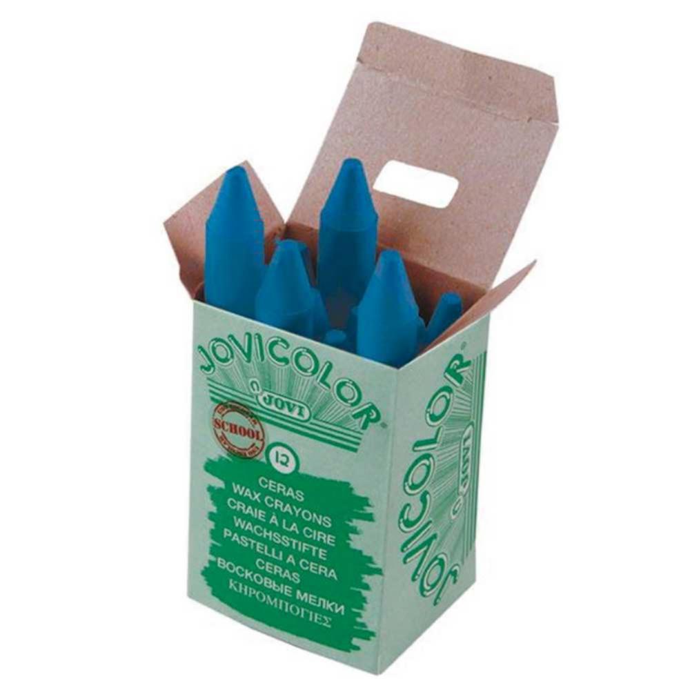 CERAS JOVICOLOR AZUL CLARO ESTUCHE 12 UDS 
