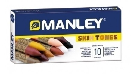 CERAS MANLEY ESTUCHE 10 COLORES SKIN TONES