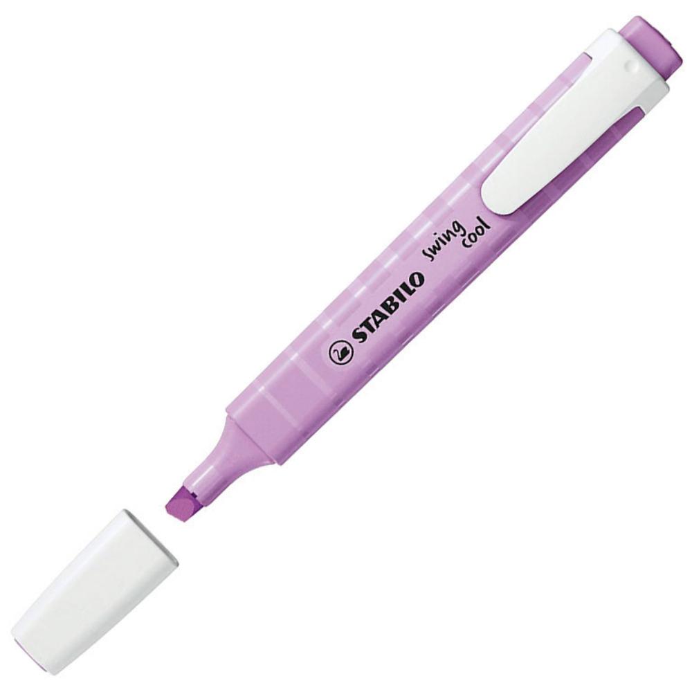 ROTULADOR STABILO FLUORESCENTE FINO SWING COOL PASTEL VIOLETA
