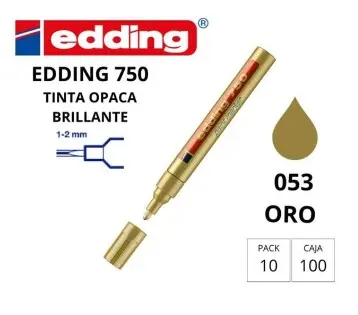 ROTULADOR EDDING PERMANENTE 750 ORO