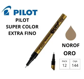 ROTULADOR PILOT MARCADOR ORO EXTRA FINO – PUNTA 0,5 MM