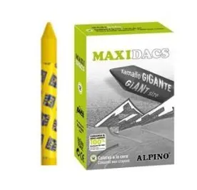 CERAS MAXIDACS 12UDS AMARILLO CLARO