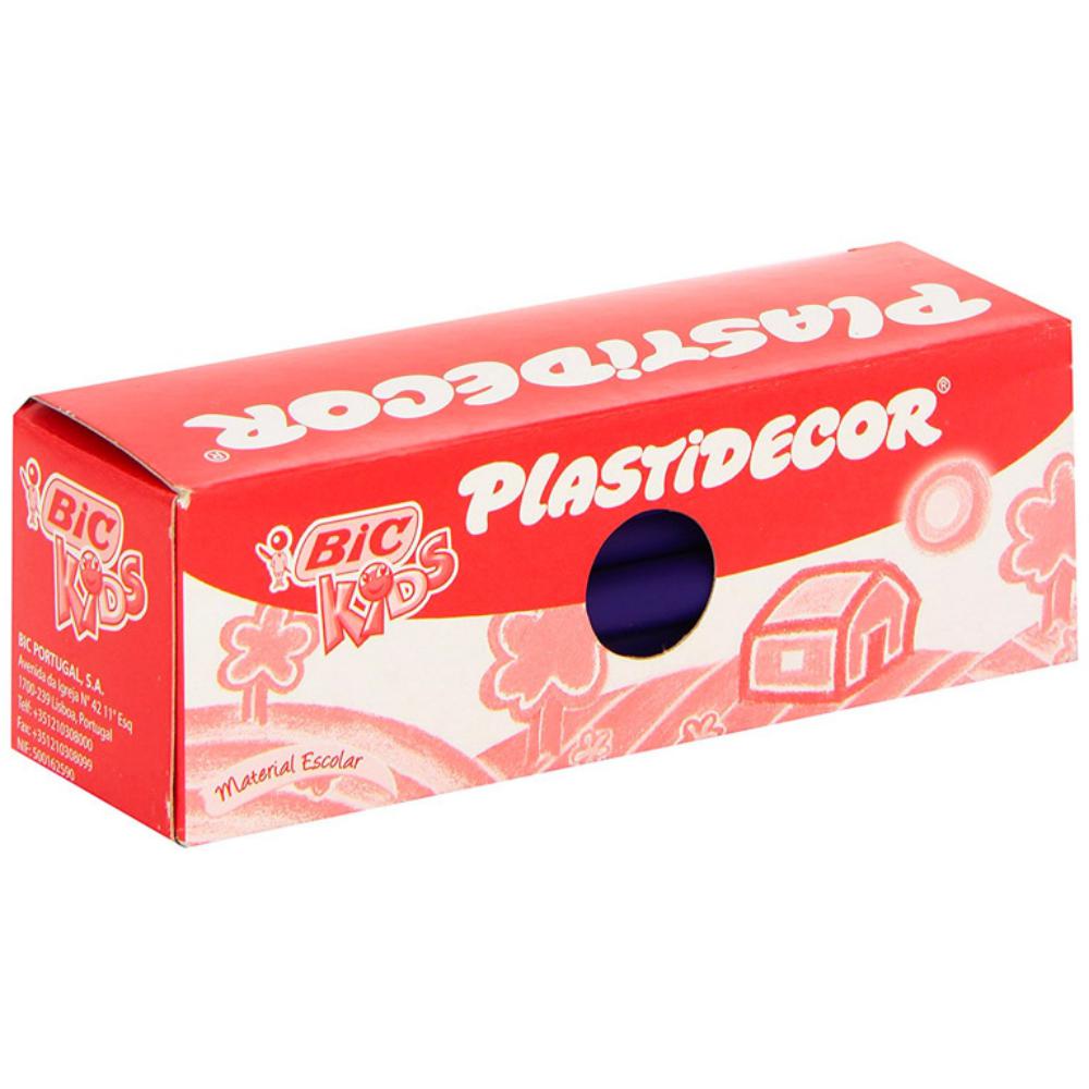 CERAS PLÁSTICAS BIC PLASTIDECOR KIDS VIOLETA  · CAJA 25 · LIMPIAS Y RESISTENTES · BORRABLES · AFILABLES