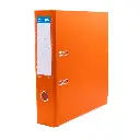 ARCHIVADOR RADO RAYLU FOLIO LOMO ANCHO 75MM FORRADO INTERIOR PP NARANJA