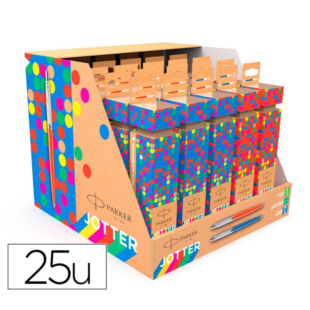 BOLÍGRAFO PARKER JOTTER ORIGINAL CRACKER · EXPOSITOR 25 PACKS