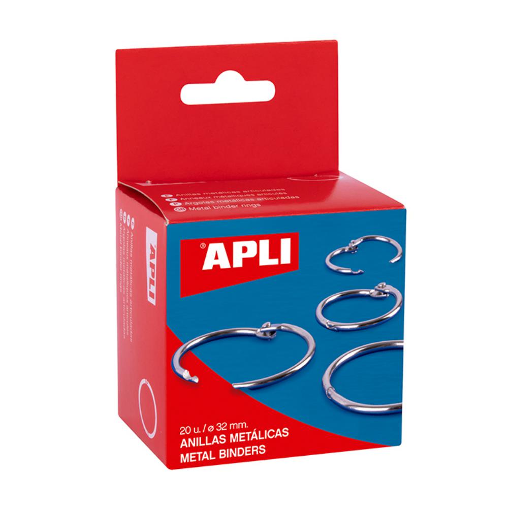 ANILLA METÁLICA APLI 32 MM – CAJA 20 UNIDADES