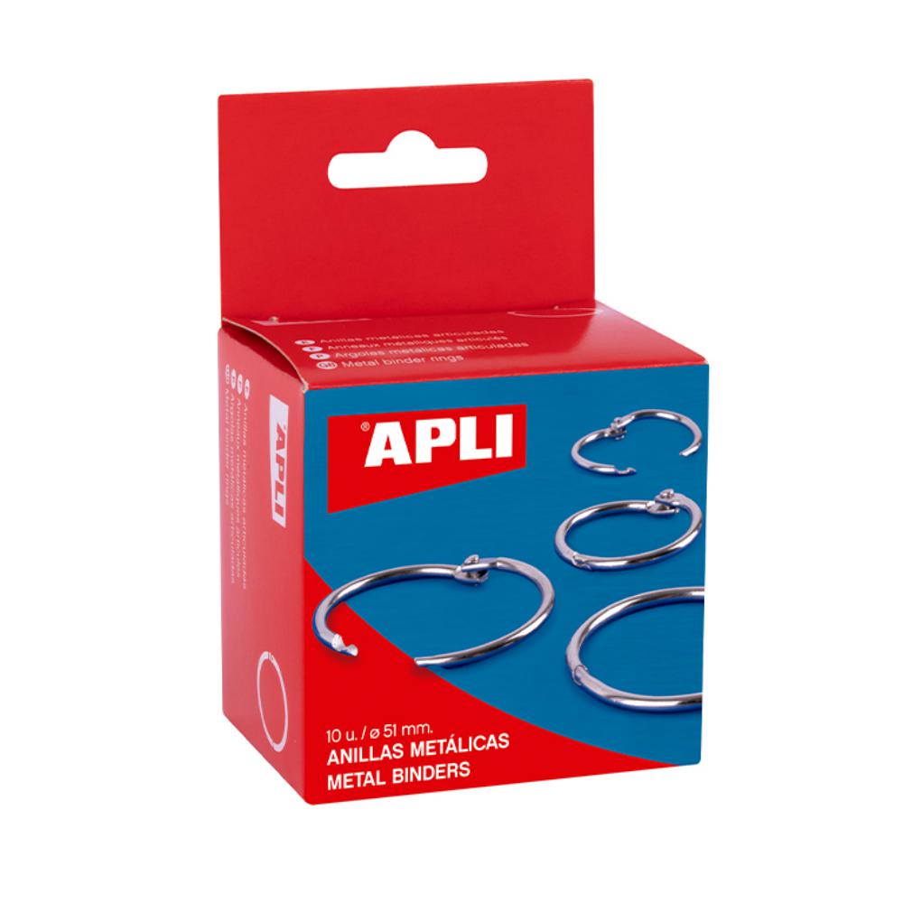 ANILLA METÁLICA APLI 46 MM – CAJA 10 UNIDADES