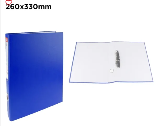 CARPETA RAYLU PAPER FOLIO 2 ANILLAS 25 MM AZUL · CARTÓN FORRADO PP · LOMO 35 MM · A4+ · ACABADO RESISTENTE