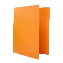CARPETA RAYLU PAPER FOLIO 4 ANILLAS 25MM NARANJA PASTEL CARTÓN FORRADO PP 