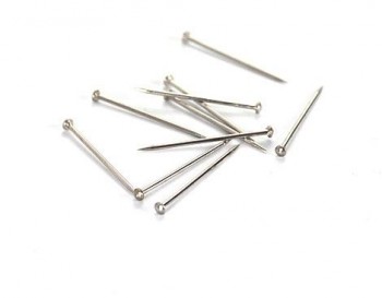 ALFILERES PLATEADOS 18 X 0,65 MM – CAJA 250 UNIDADES