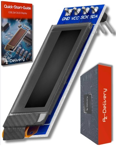 PANTALLA OLED 0,91'' I2C SSD1306 128 × 32 –E-BOOK INCLUIDO