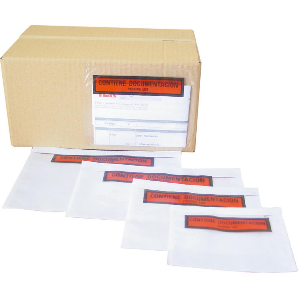 SOBRE PORTADOCUMENTOS 173X130MM 100UDS