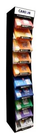 EXPOSITOR METÁLICO CANSON BASIK 10 HUECOS