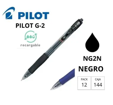 BOLÍGRAFO PILOT G-2 NEGRO