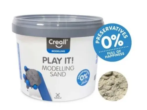 ARENA MÁGICA PARA MODELAR CREALL NATURAL 5 KG | ARENA CINÉTICA SENSORIAL