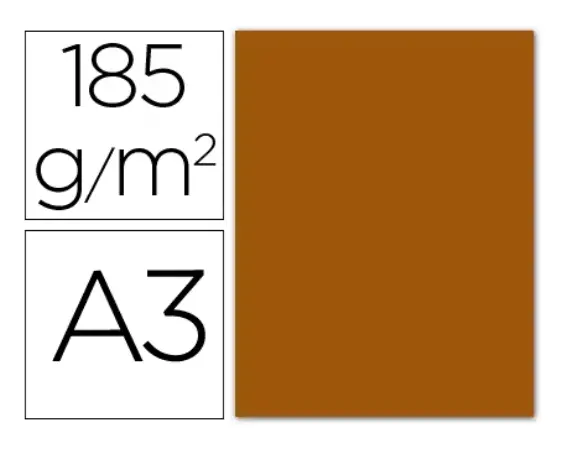 CARTULINAS CANSON IRIS A3 CHOCOLATE 180 G (PACK 50 HOJAS) 420 × 297 MM    