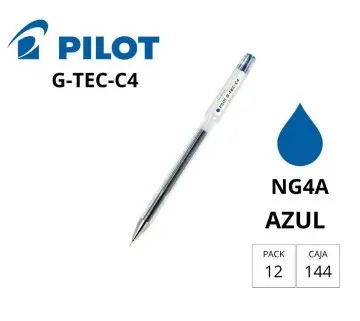 BOLÍGRAFO PILOT G-TEC-C4 AZUL