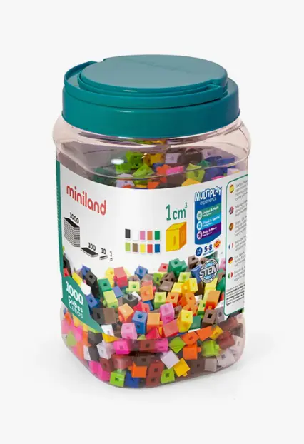 JUEGO MINILAND CUBOS 1CM 1000 PIEZAS