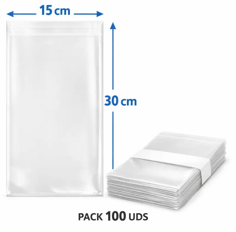 BOLSA CELOFAN 15X30CM 