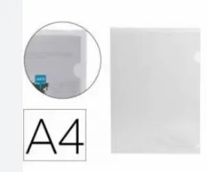 DOSIER UÑERO POLIPROPILENO A4 TRANSPARENTE 10UD