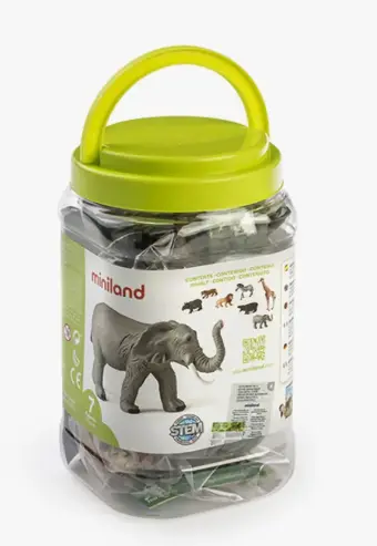 ANIMALES SELVA 7 UDS MINILAND