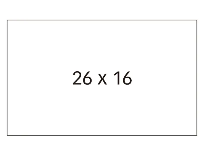 ETIQUETAS ETIQUTADORA APLI 26X16 BLANCO PACK 6 PERMANENTE