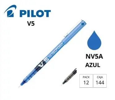 BOLÍGRAFO PILOT V5 AZUL 