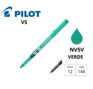 BOLÍGRAFO PILOT V5 VERDE