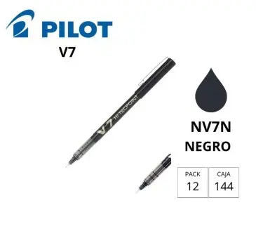 BOLÍGRAFO PILOT V7 NEGRO
