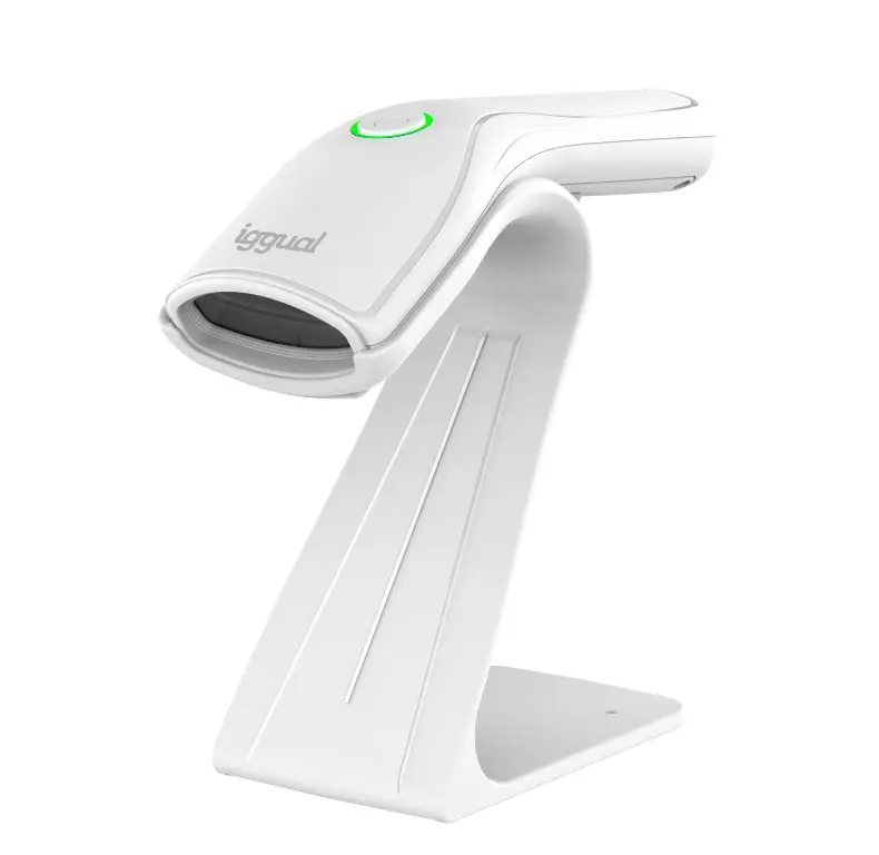 LECTOR DE CÓDIGO DE BARRAS 2D USB IGGUAL L2DUSB-B-AW BLANCO