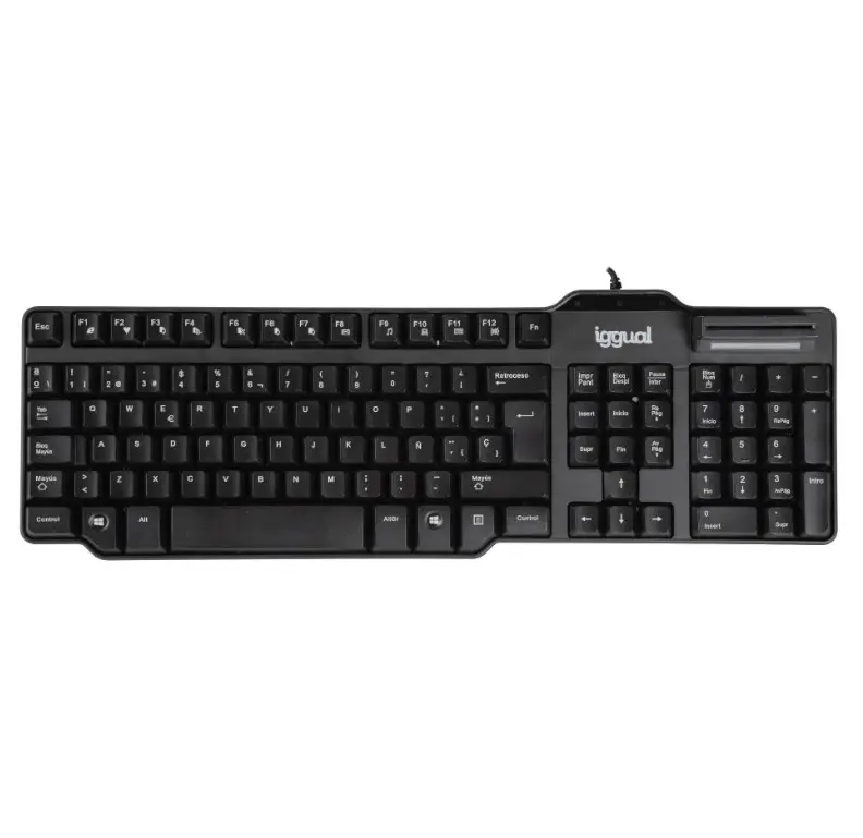 TECLADO IGGUAL CK-ID-DNI SMARTCARD CON LECTOR DNIe