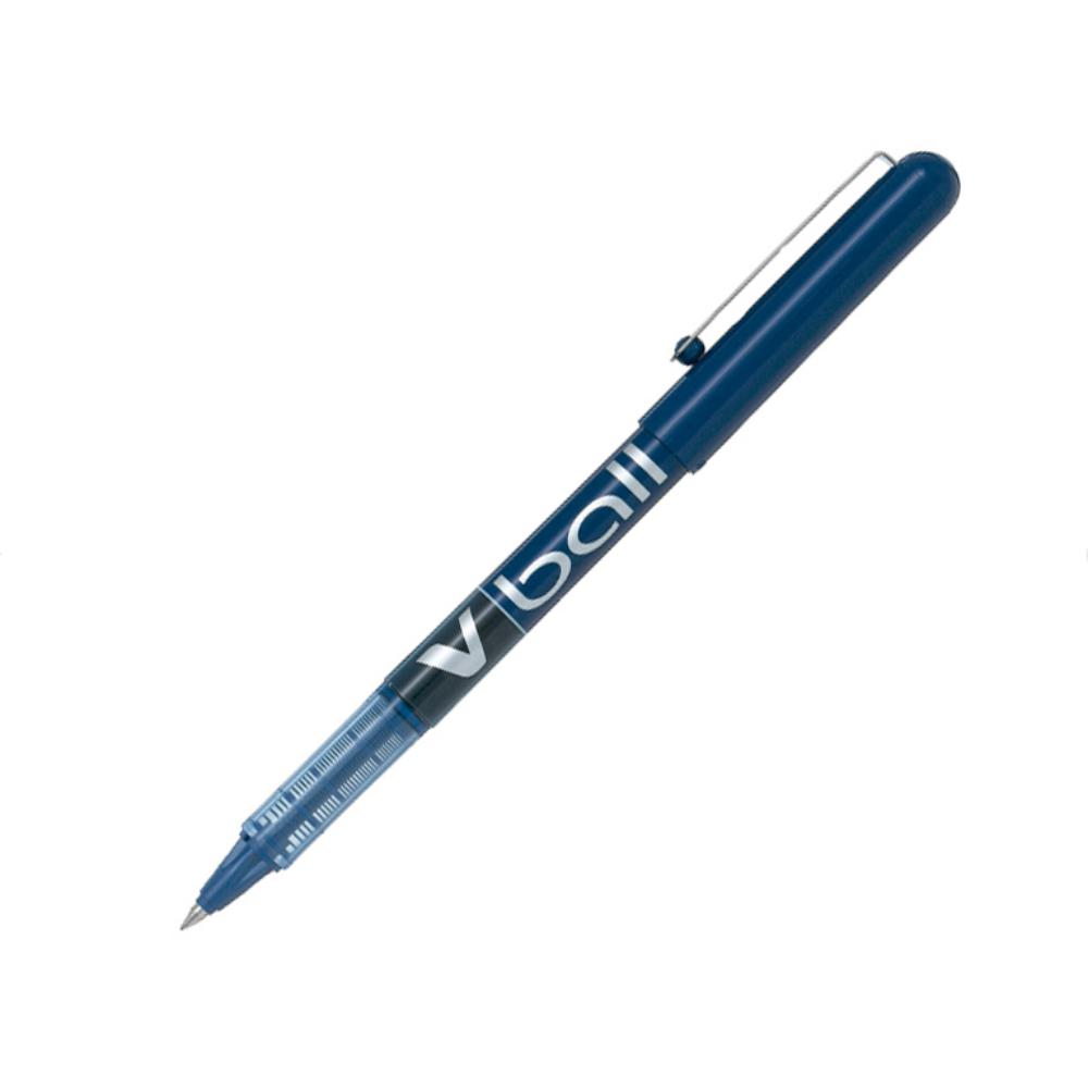 BOLÍGRAFO PILOT V-BALL 05 AZUL · TINTA LÍQUIDA PIGMENTADA · PUNTA 0,5 MM · TRAZO 0,3 MM · PACK 12 UDS