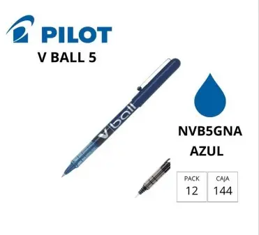 BOLÍGRAFO PILOT V-BALL 05 AZUL