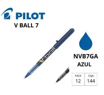 BOLÍGRAFO PILOT V-BALL 07 AZUL